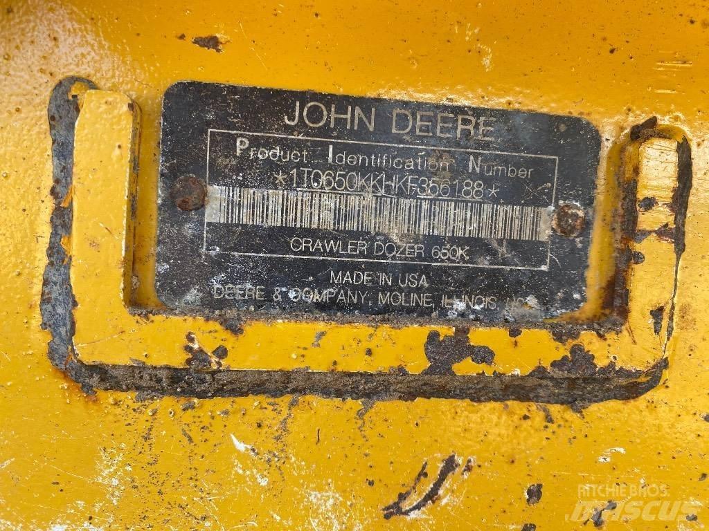 DEERE 650K LGP Bulldozer på larvebånd