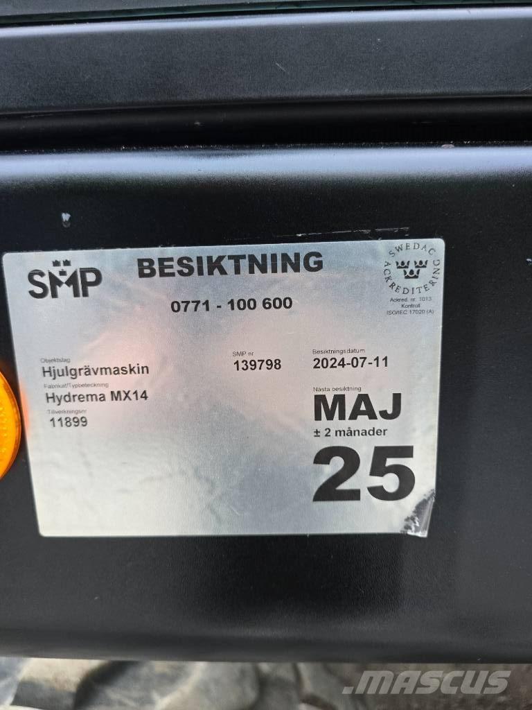 Hydrema MX 14 Gravemaskiner på hjul