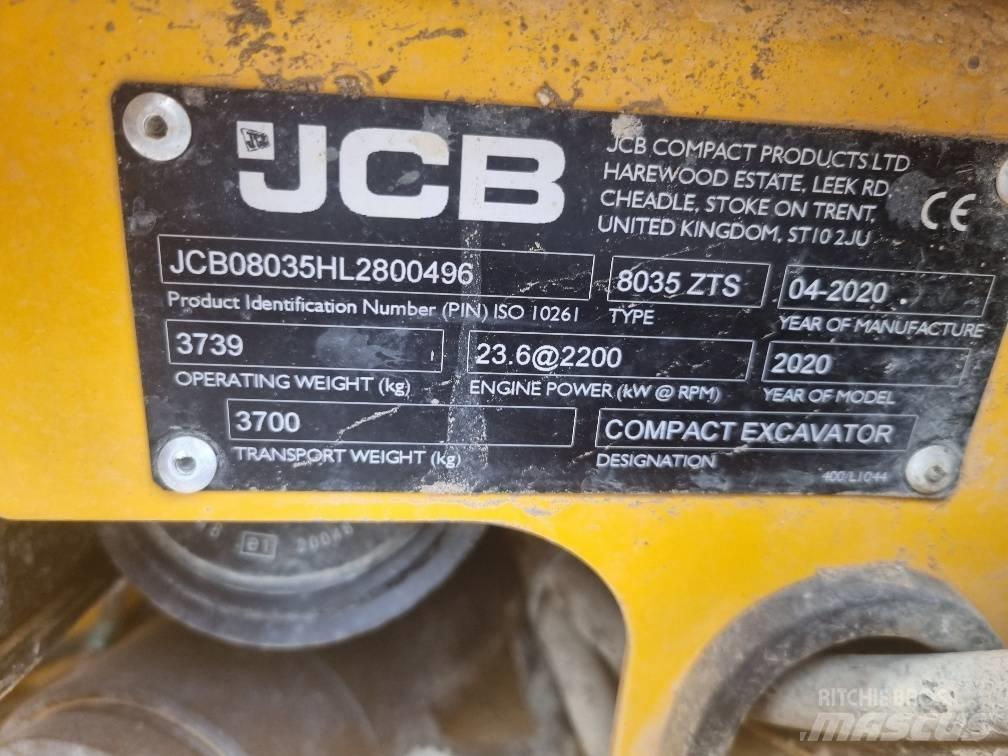 JCB 8035 ZTS Minigravemaskiner