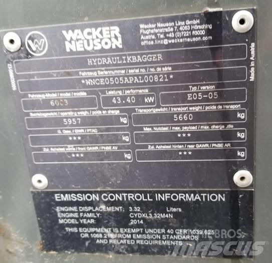 Wacker Neuson 6003 Gravemaskiner på larvebånd