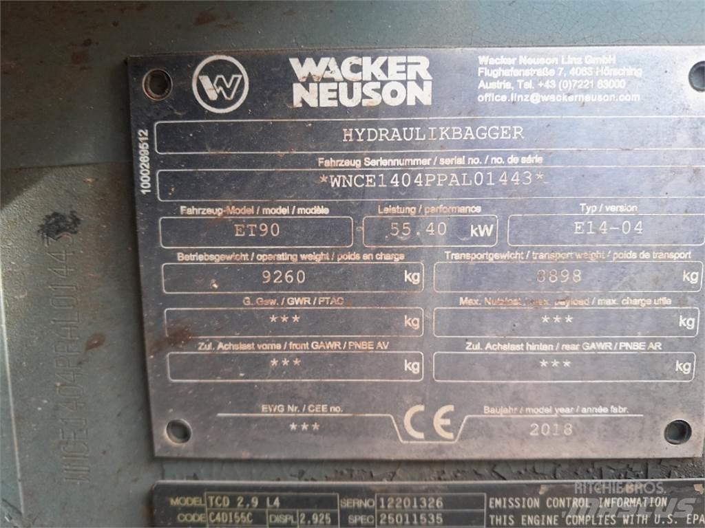 Wacker Neuson ET90 Minigravemaskiner