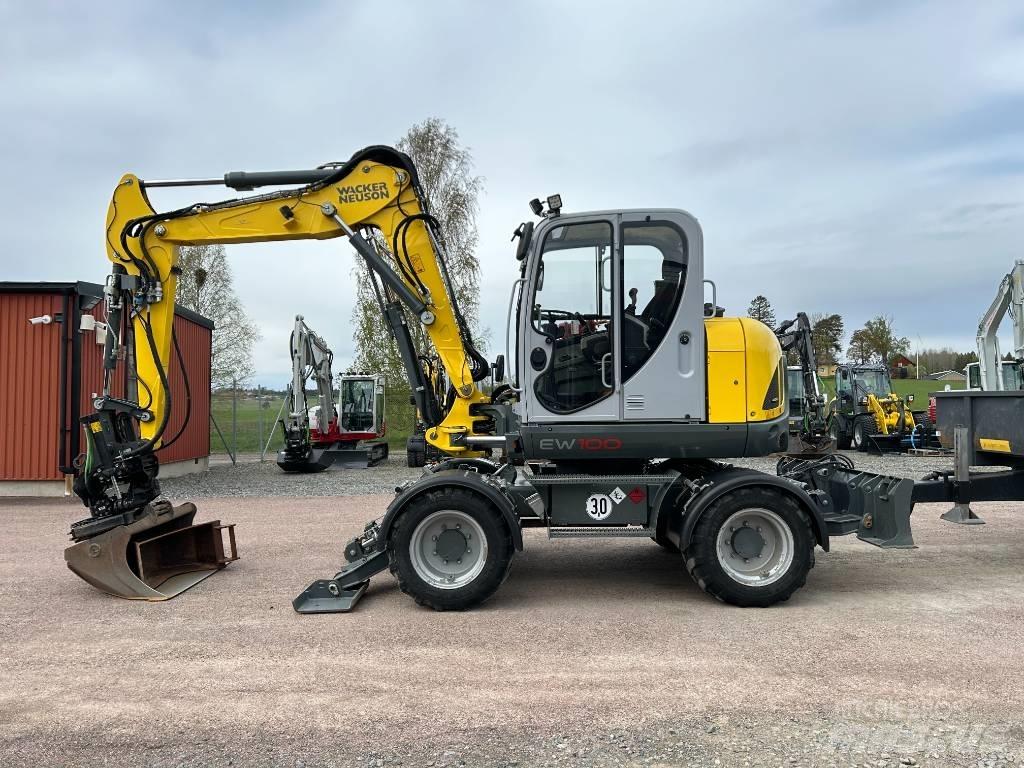Wacker Neuson EW100 Gravemaskiner på hjul