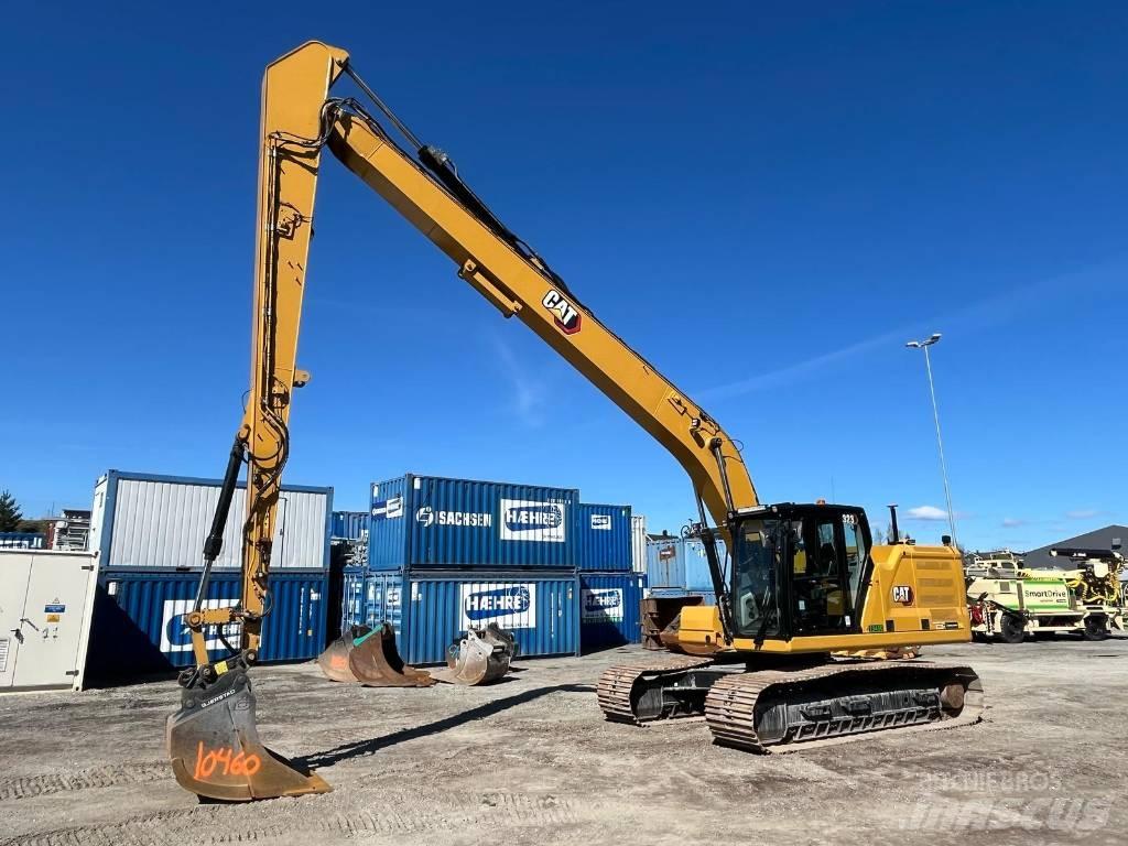 CAT 323 SLR Gravemaskiner med lang gravebom