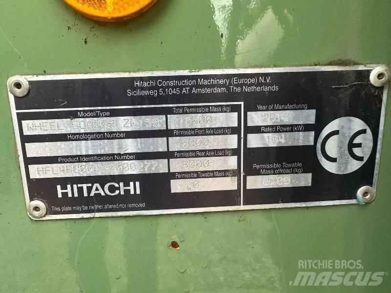 Hitachi ZW 150 Læssemaskiner på hjul