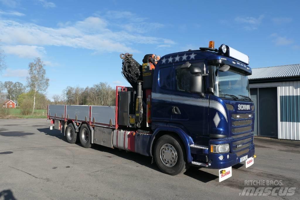 Scania G450 6x2 Lastbil med kran