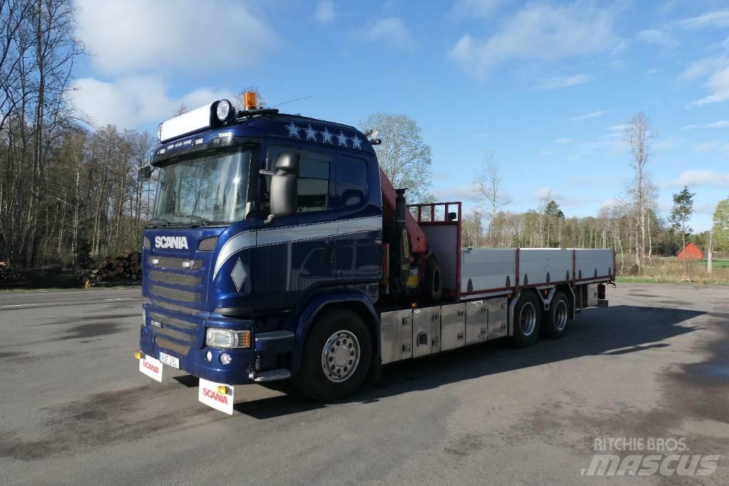 Scania G450 6x2 Lastbil med kran