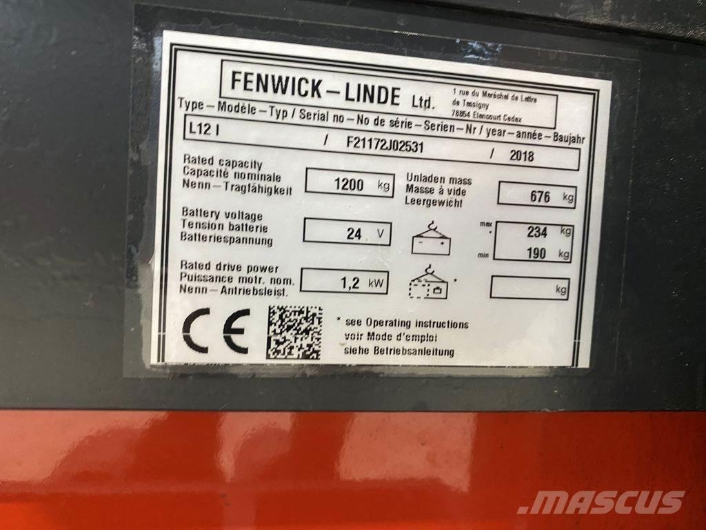 Linde L12 I Gaffelstabler med gående fører