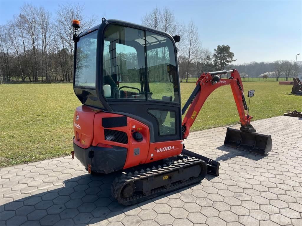 Kubota KX18-4 Minigravemaskiner