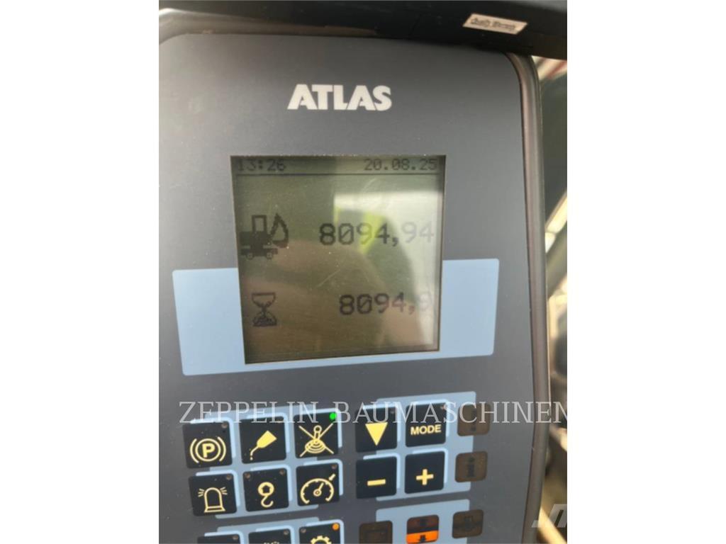 Atlas 160W Gravemaskiner på hjul
