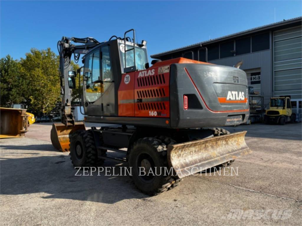 Atlas 160W Gravemaskiner på hjul
