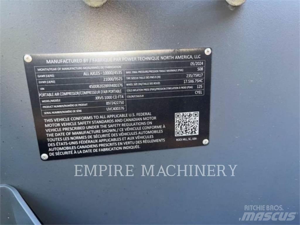 Atlas Copco XRVS1000CD Kompressorer