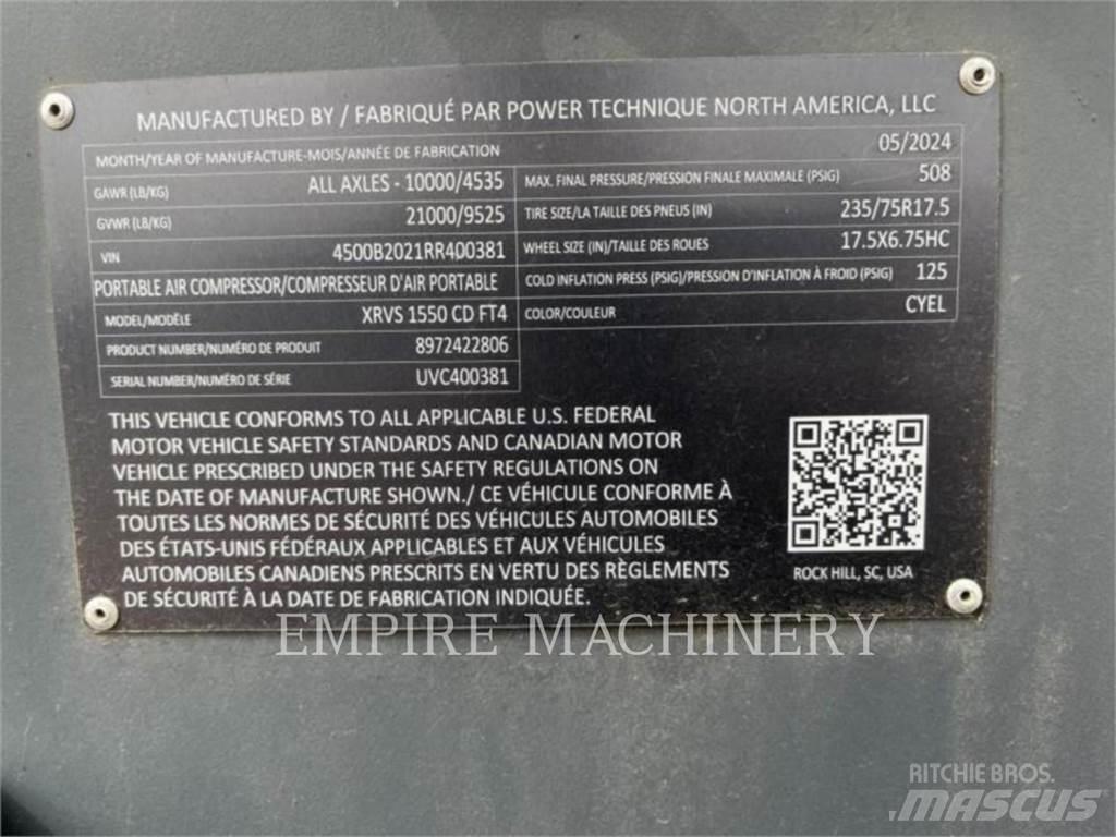 Atlas Copco XRVS1550CD Kompressorer