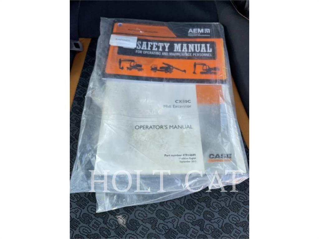 CASE CX80C Gravemaskiner på larvebånd