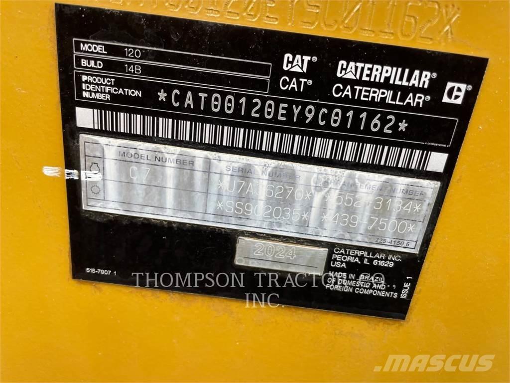 CAT 120 Vejhøvle / Gradere