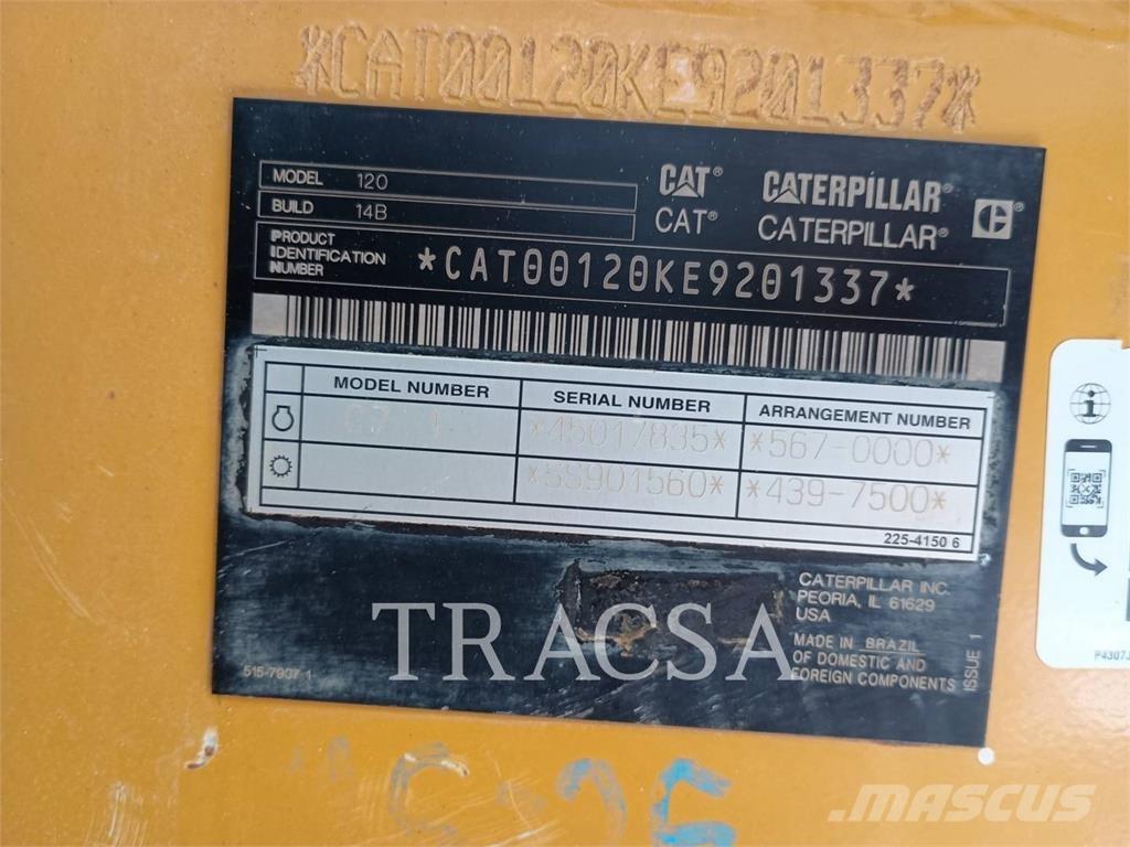CAT 120 Vejhøvle / Gradere