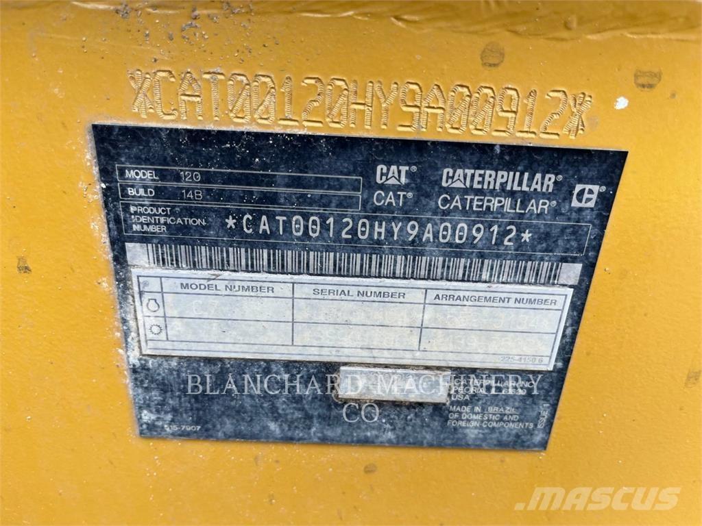 CAT 120 Vejhøvle / Gradere