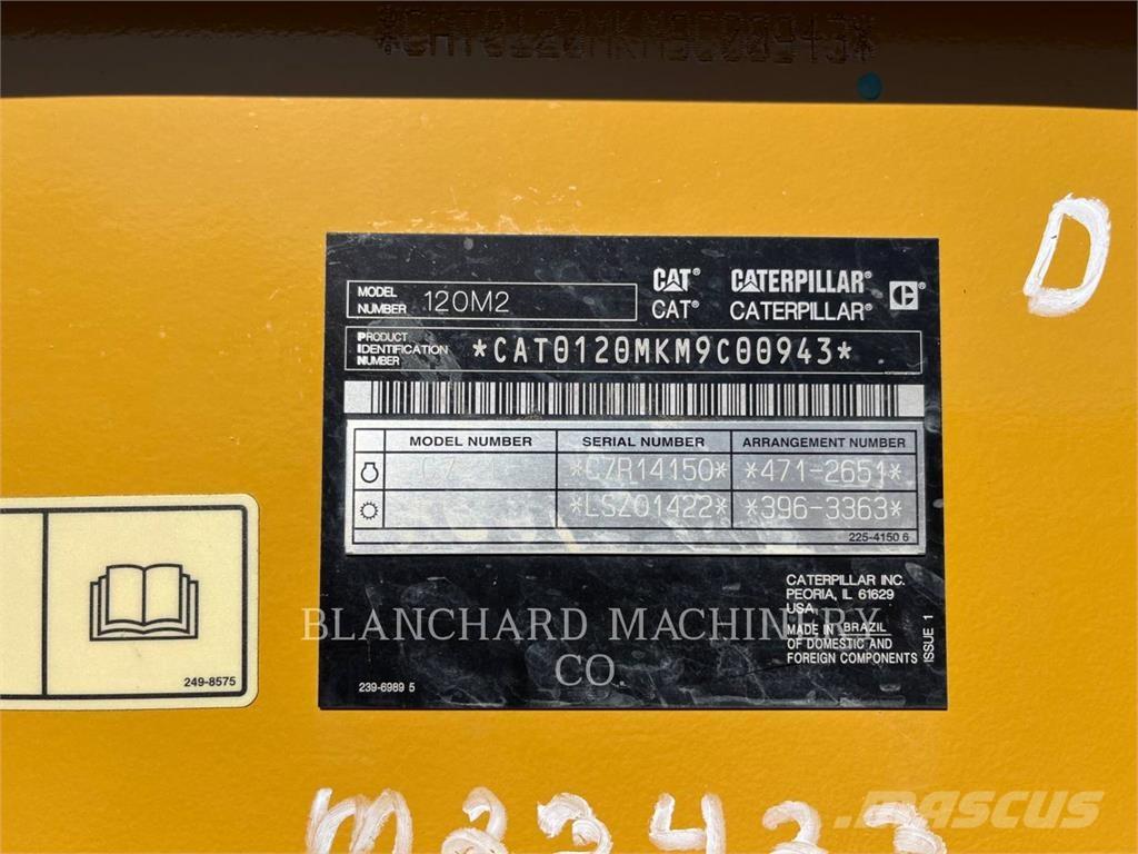 CAT 120M2 Vejhøvle / Gradere