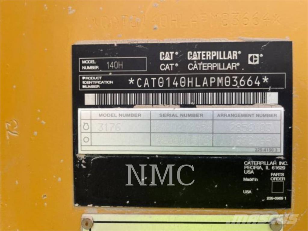 CAT 140H Vejhøvle / Gradere