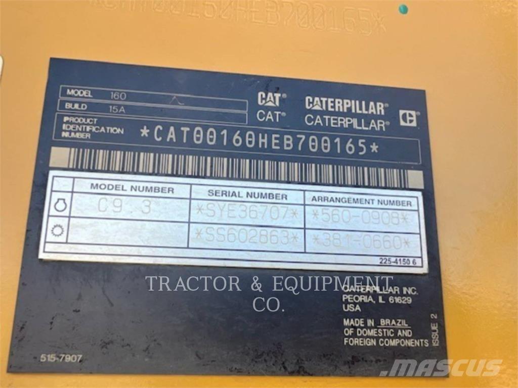 CAT 160-15AWD Vejhøvle / Gradere