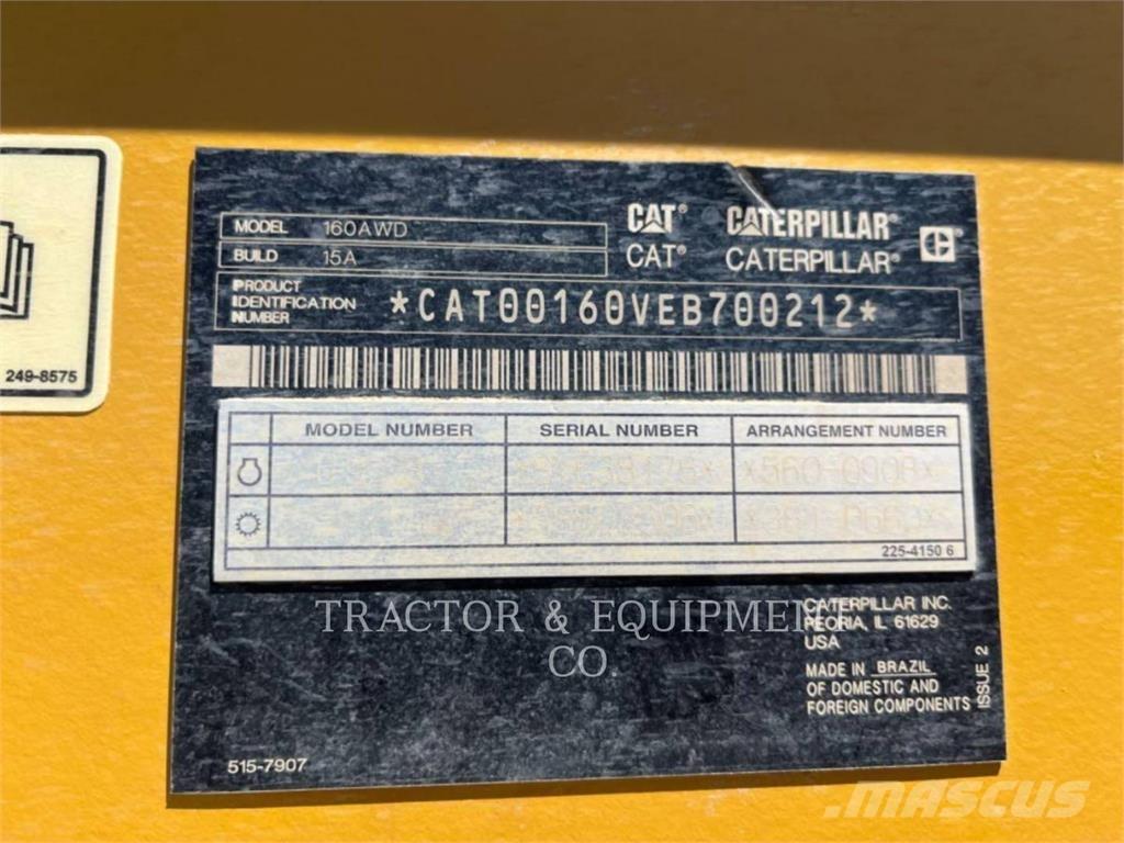 CAT 160 AWD Vejhøvle / Gradere