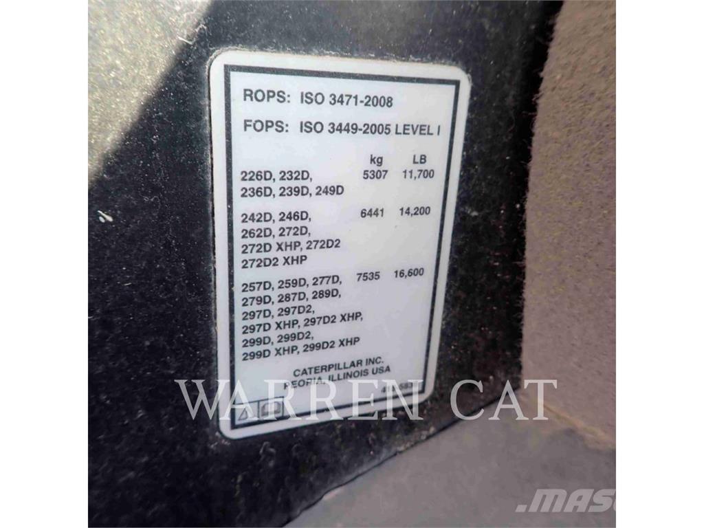 CAT 236D Minilæsser - skridstyret
