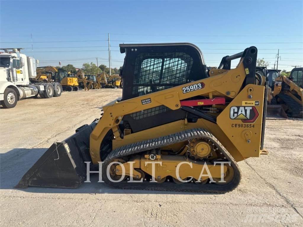 CAT 259D Larvebåndslæssere