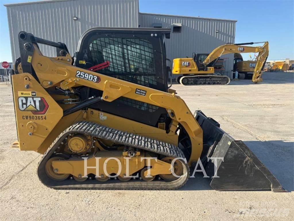 CAT 259D Larvebåndslæssere