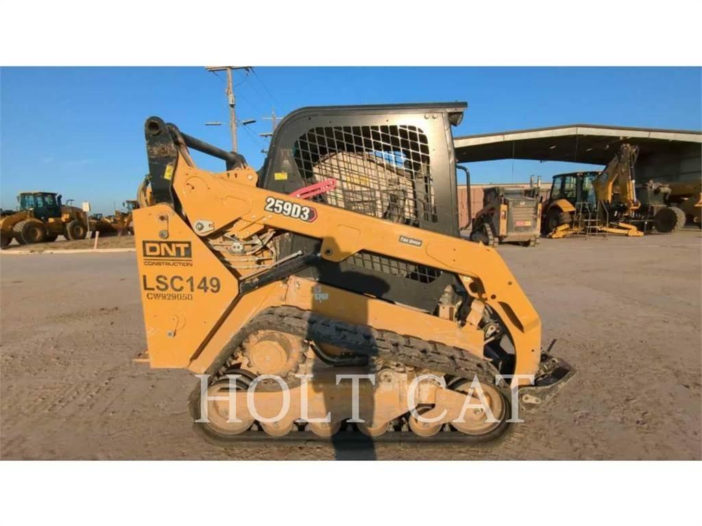 CAT 259D Minilæsser - skridstyret