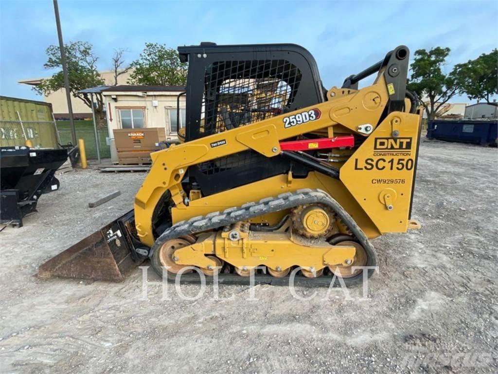 CAT 259D Minilæsser - skridstyret