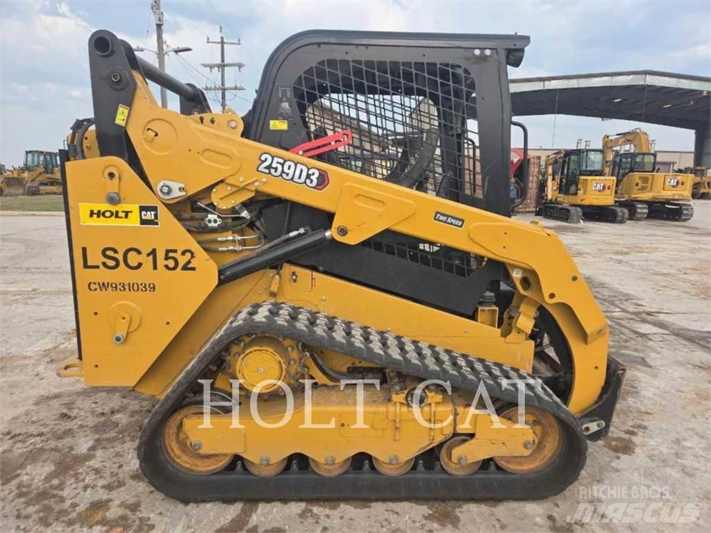 CAT 259D Minilæsser - skridstyret