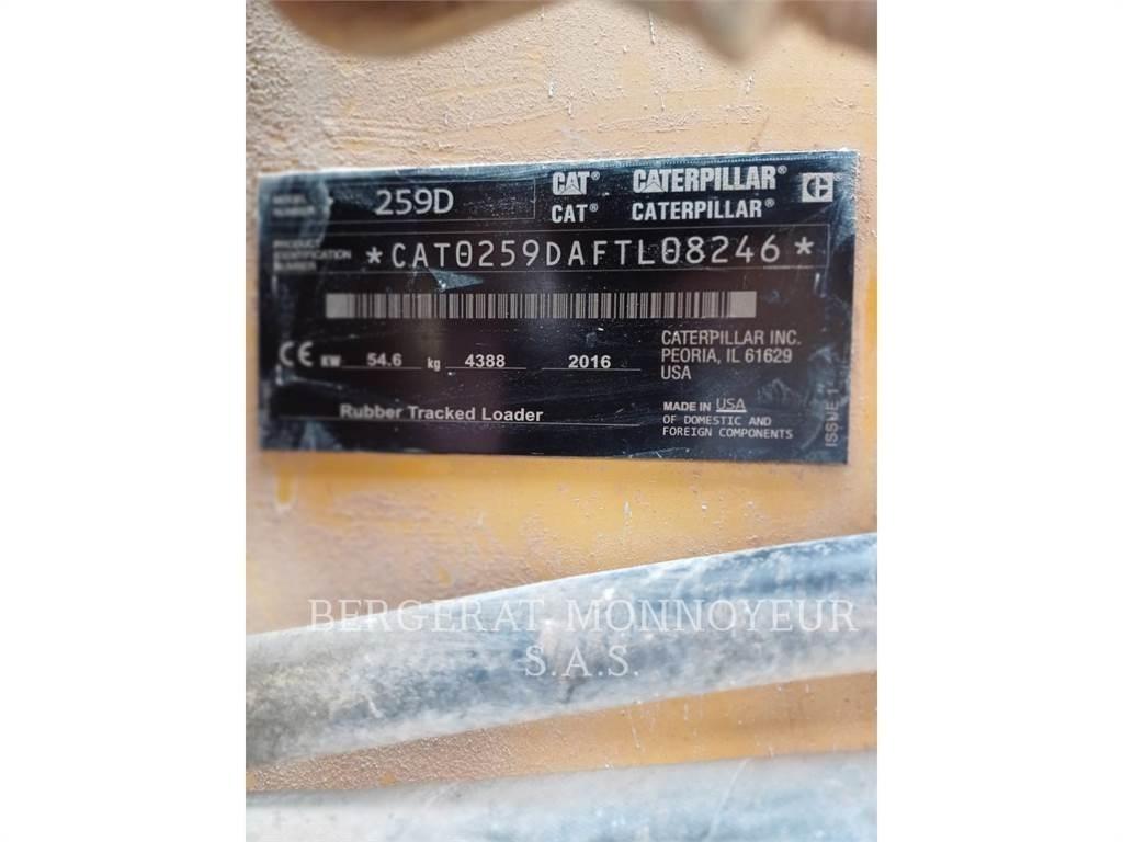 CAT 259D Larvebåndslæssere