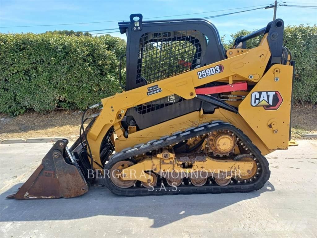 CAT 259D Larvebåndslæssere