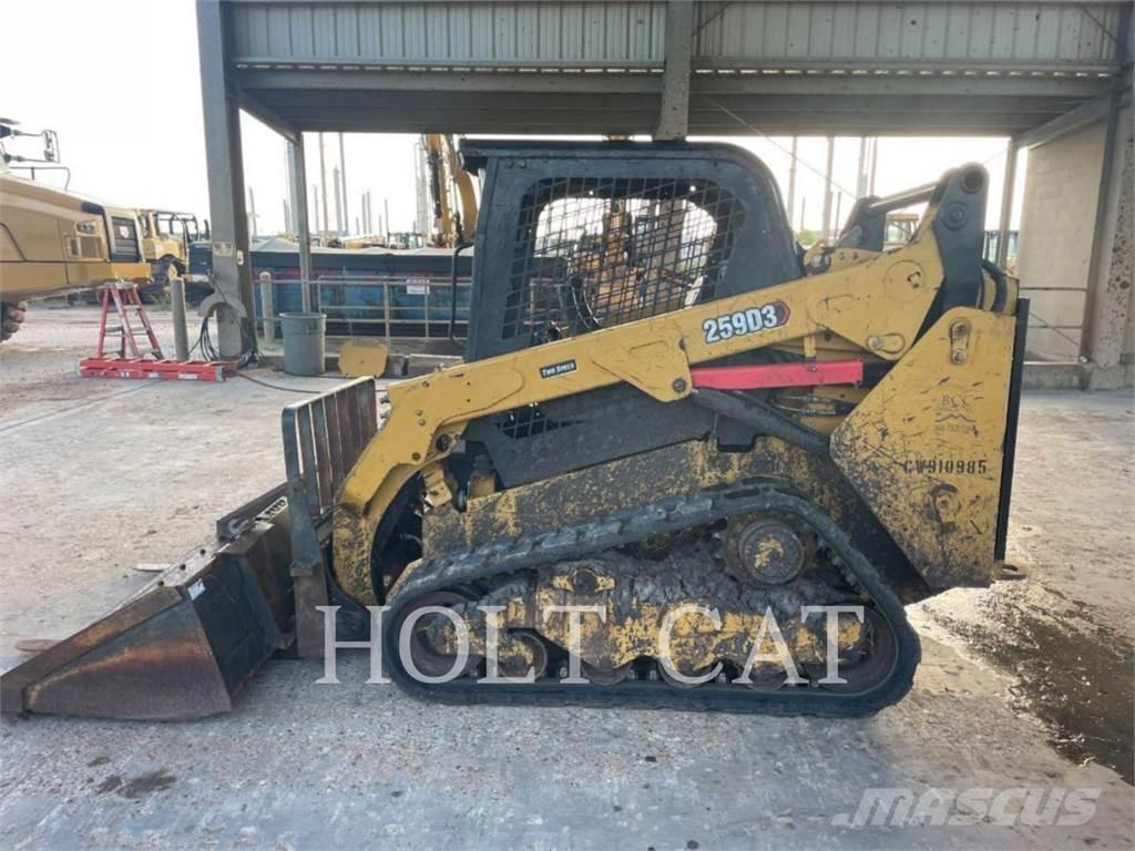 CAT 259D Minilæsser - skridstyret