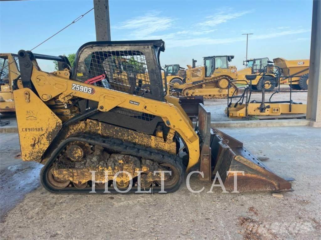 CAT 259D Minilæsser - skridstyret