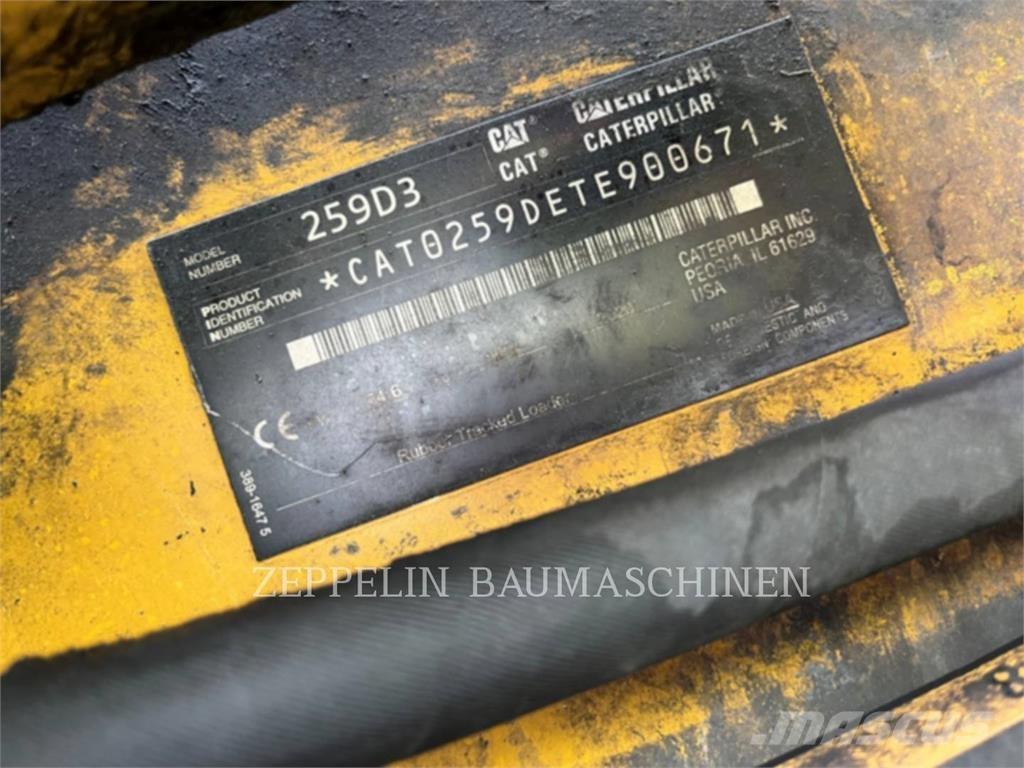 CAT 259D Minilæsser - skridstyret