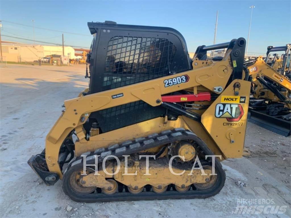 CAT 259D CAB Minilæsser - skridstyret