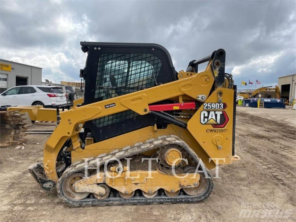 CAT 259D CAB Minilæsser - skridstyret