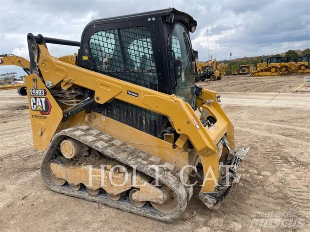 CAT 259D CAB Minilæsser - skridstyret