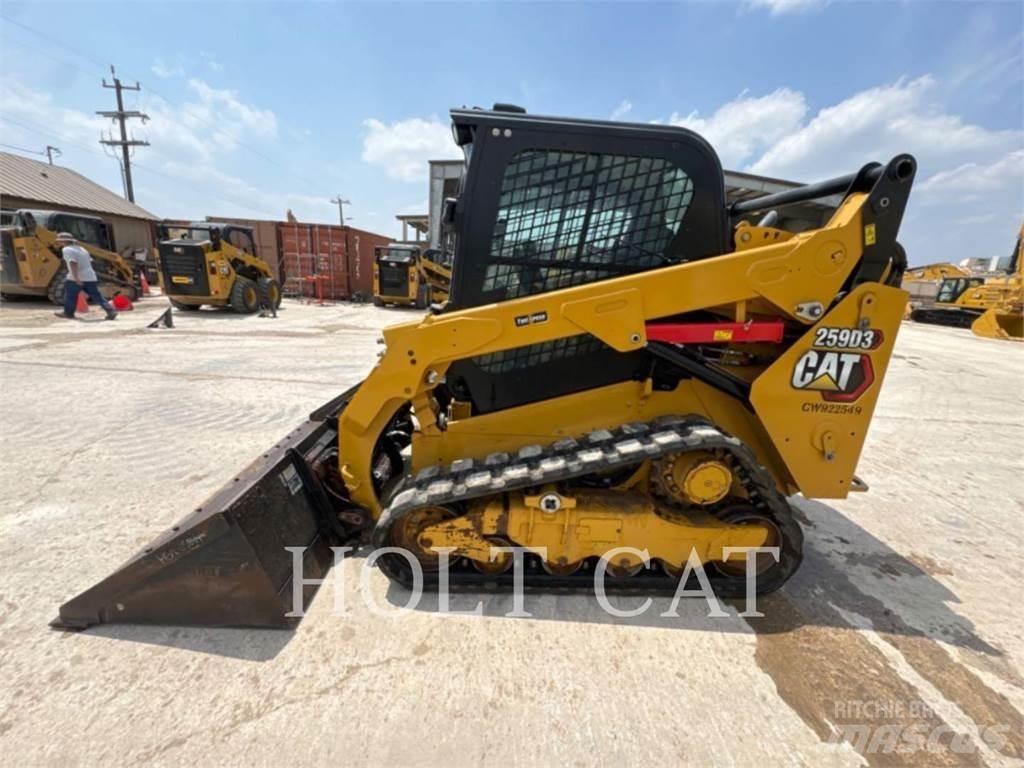 CAT 259D CAB Minilæsser - skridstyret