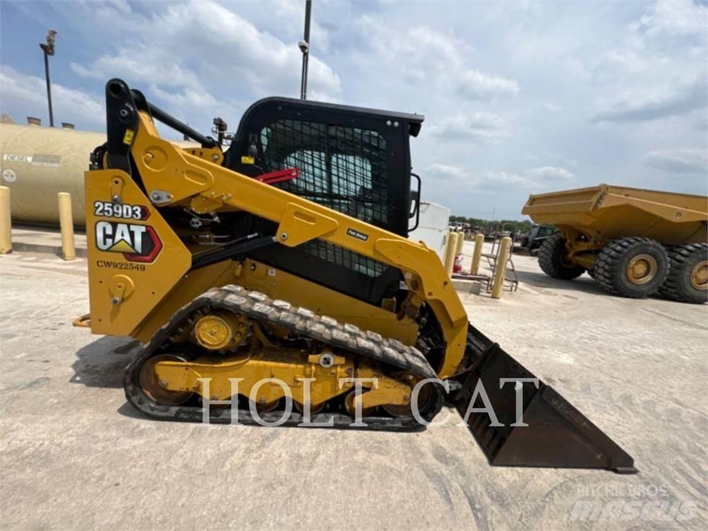 CAT 259D CAB Minilæsser - skridstyret