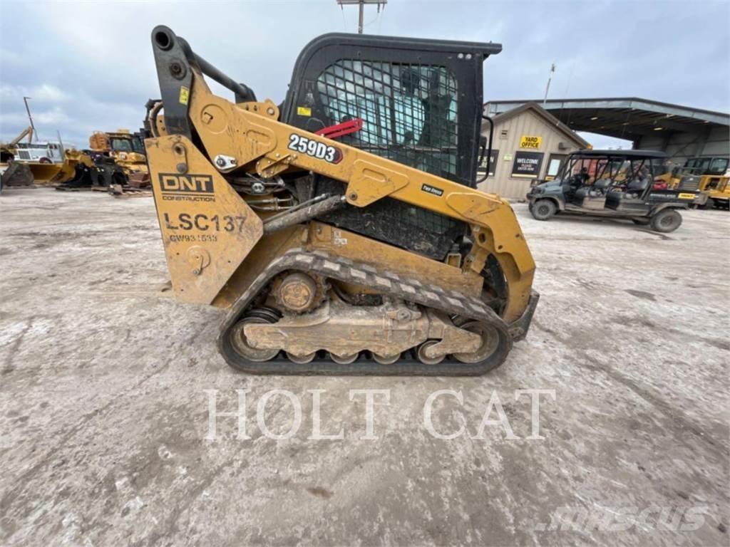 CAT 259D CAB Minilæsser - skridstyret