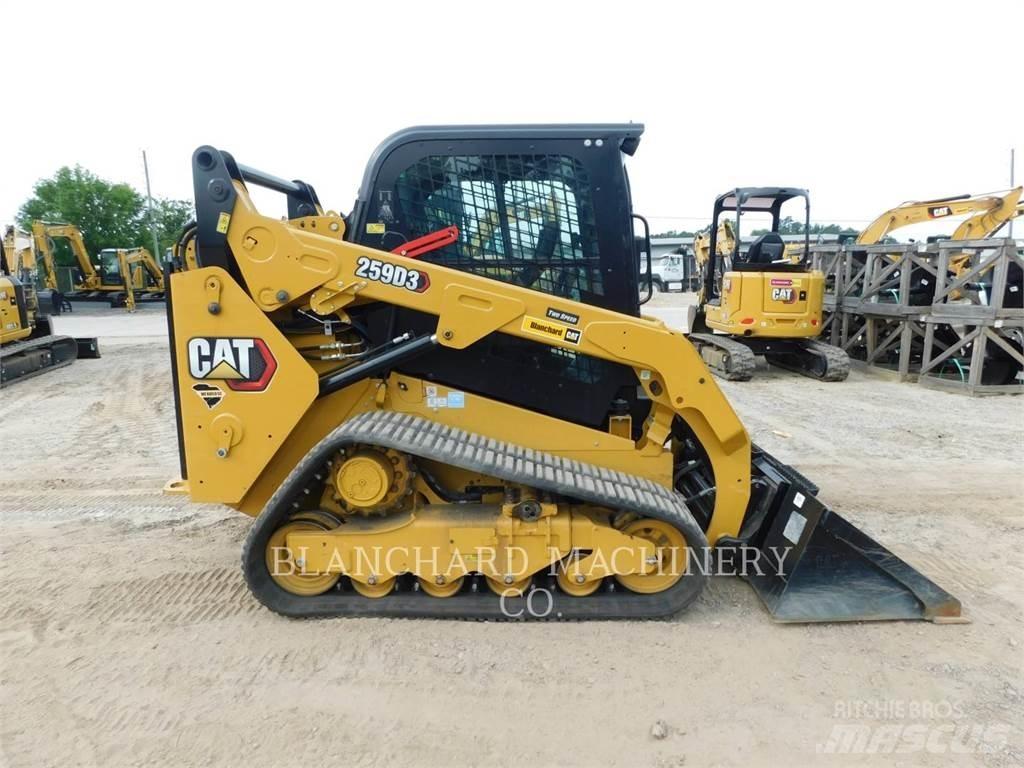 CAT 259D3 Larvebåndslæssere