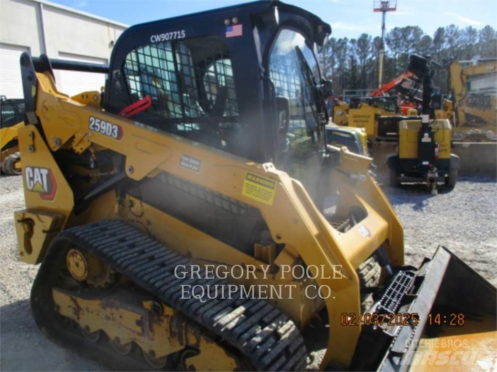 CAT 259D3 Larvebåndslæssere