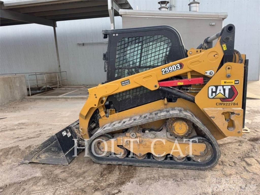 CAT 259D3 Minilæsser - skridstyret