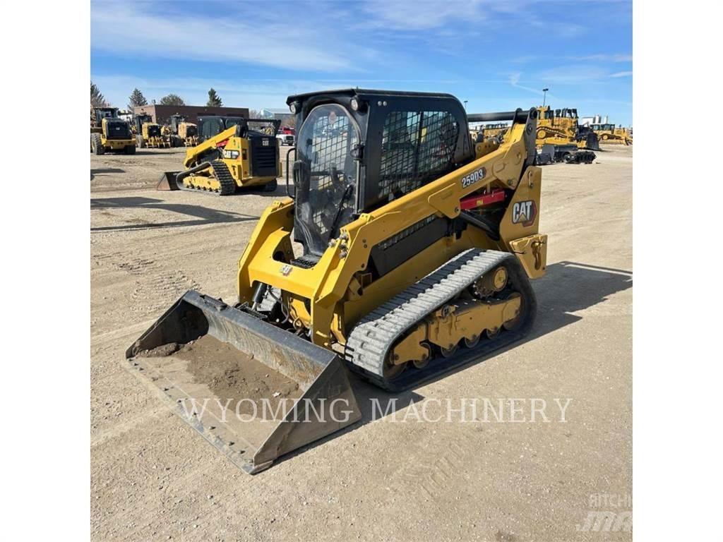 CAT 259D3 Minilæsser - skridstyret