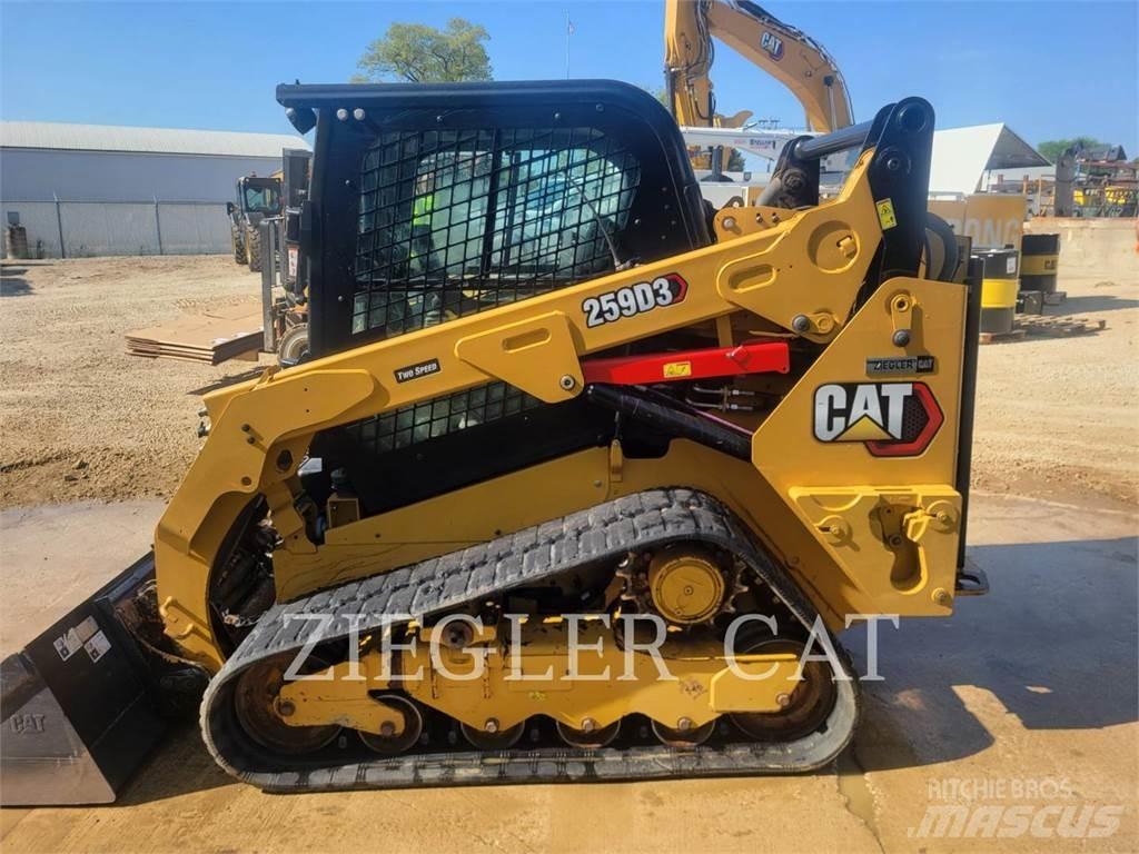 CAT 259D3 Larvebåndslæssere