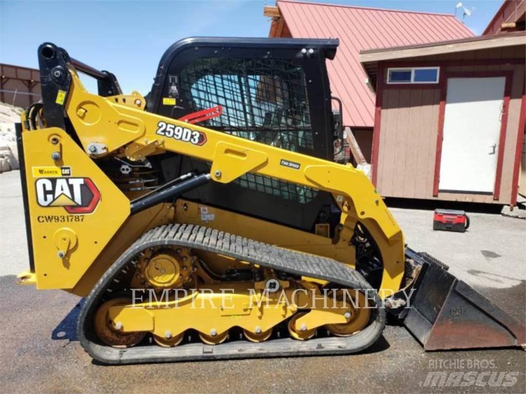 CAT 259D3 Minilæsser - skridstyret