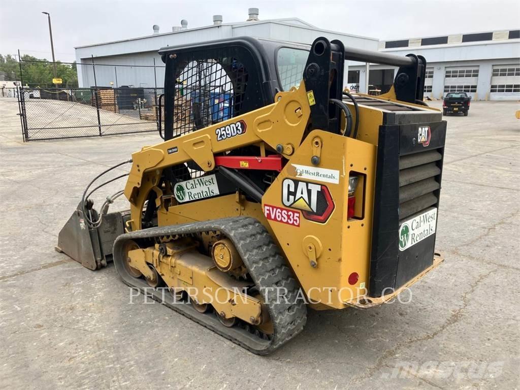 CAT 259D3 Minilæsser - skridstyret