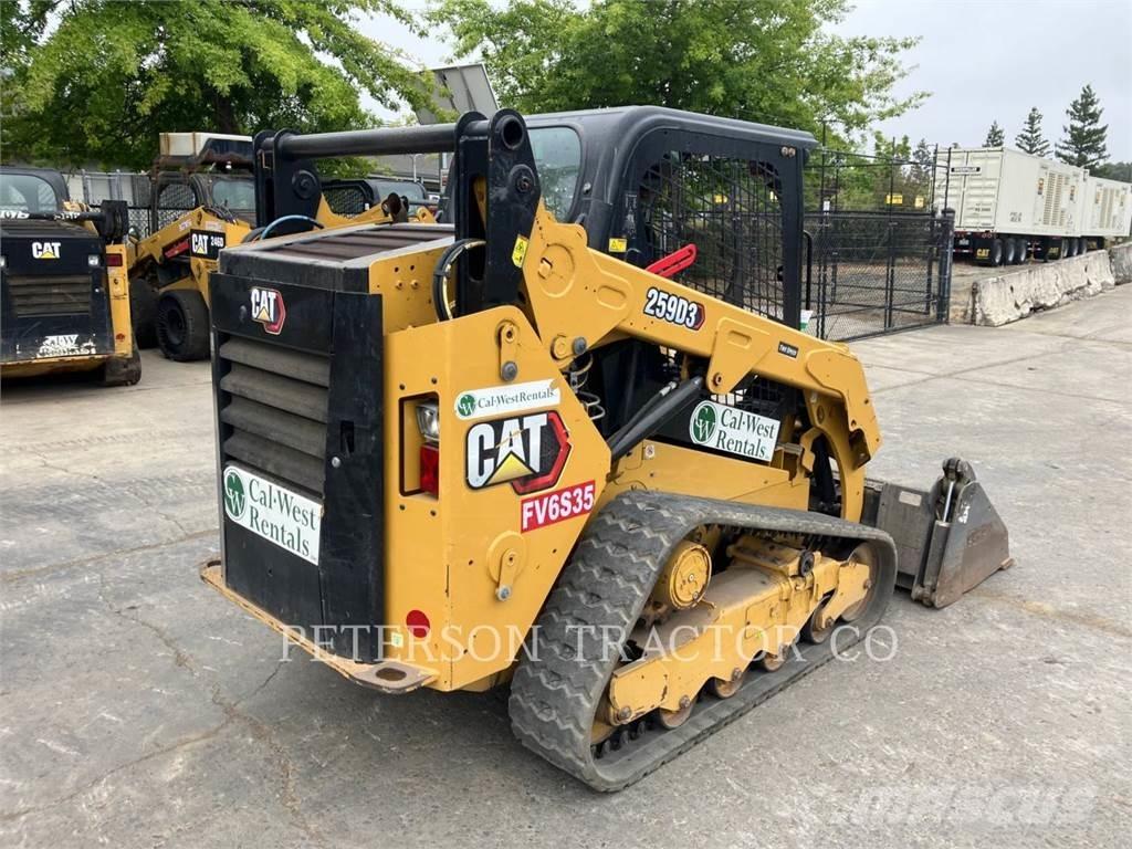 CAT 259D3 Minilæsser - skridstyret
