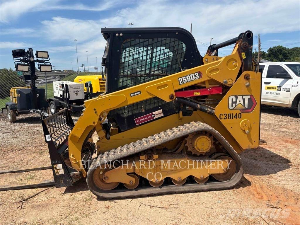 CAT 259D3 Larvebåndslæssere